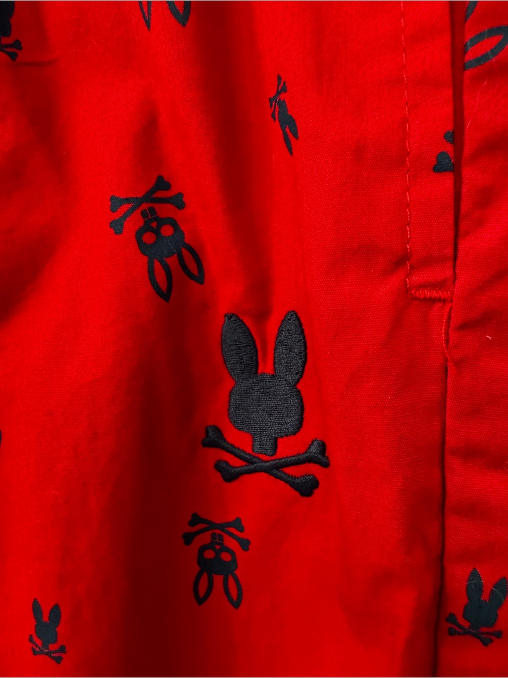 Psycho Bunny Men's Pajama Pants Allover Skull & Bunny Print Sz M - Picture 8 of 11